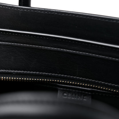 Celine Smooth Calfskin Nano Luggage Black 11 of 12
