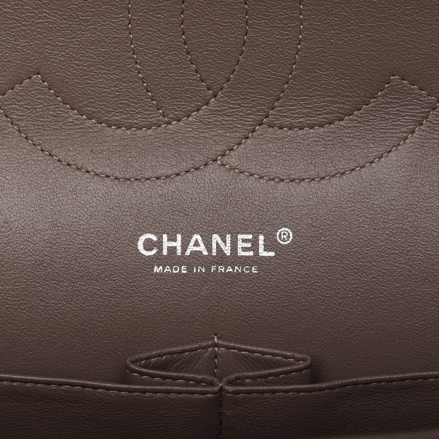 Chanel Patent Quilted Jumbo Double Flap Dark Beige 6 of 11