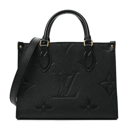 Louis Vuitton Empreinte Monogram Giant Onthego PM Black 1 of 8