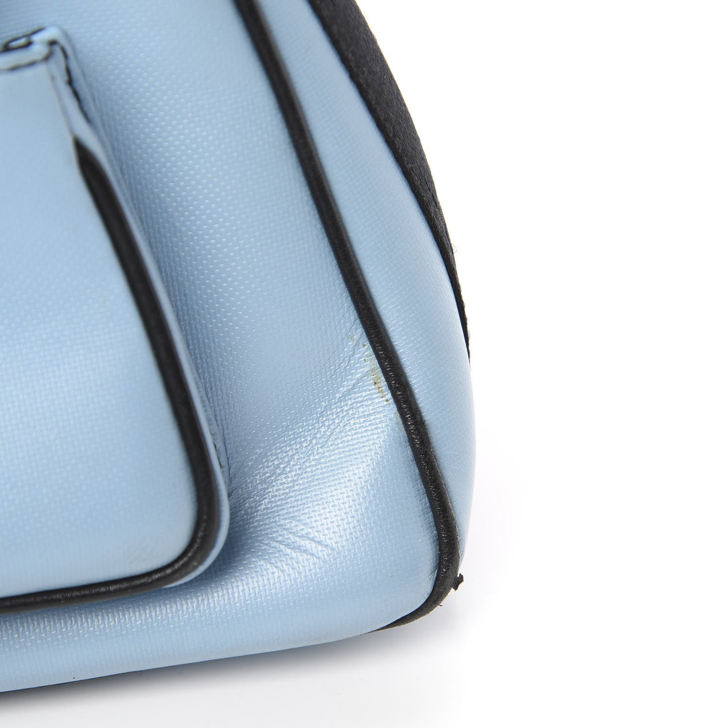 Coated Canvas Crystal Hardcore Bag Light Blue