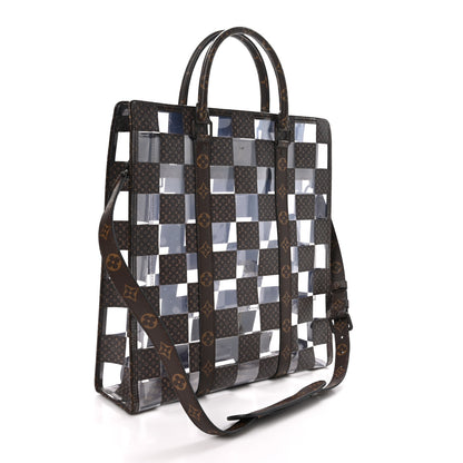 Louis Vuitton PVC Monogram Chess Sac Plat 4 of 11