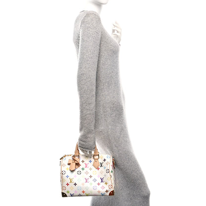 Louis Vuitton LV X TM Monogram Multicolor Speedy Bandouliere 25 White 2 of 10