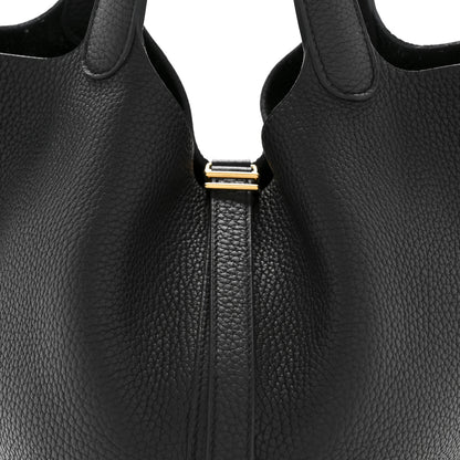 Hermes Taurillon Clemence Picotin Lock 22 MM Black 8 of 13