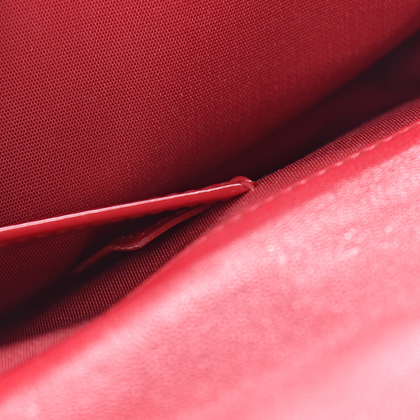 Patent Cannage Lady Dior Convertible Clutch Red