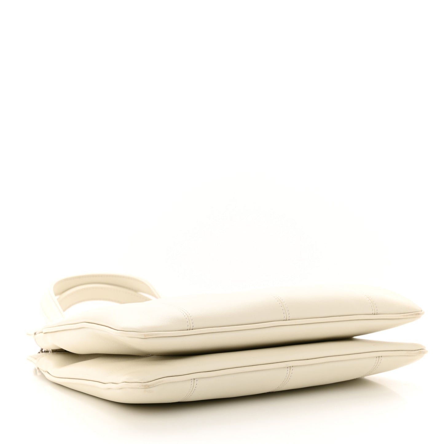 Senna Calfskin Petite GG Small Tote Mystic White