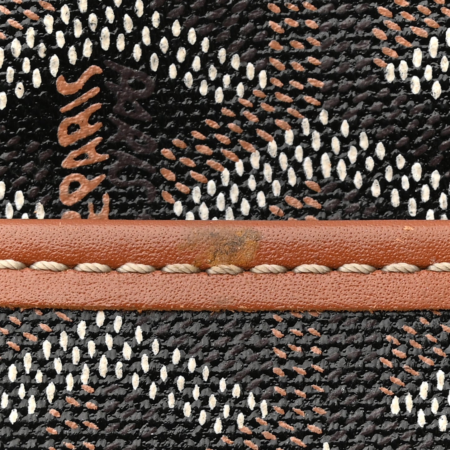Goyardine Saint Louis PM Black Gold