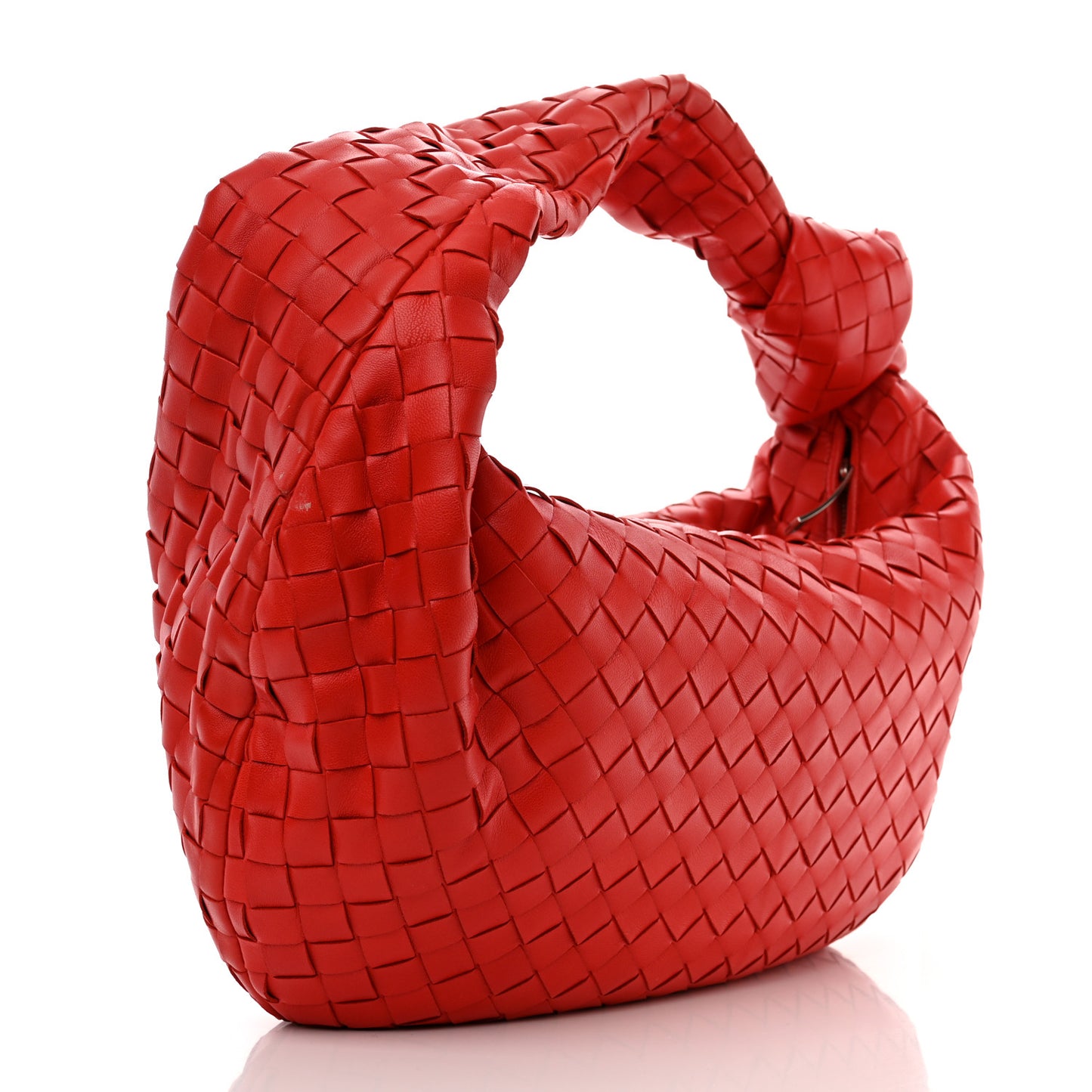 Nappa Intrecciato Small Jodie Red