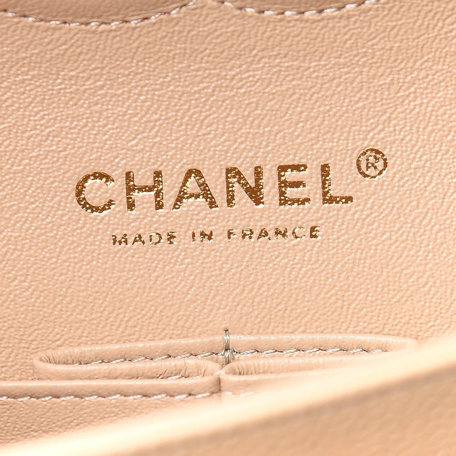 Chanel Caviar Quilted Medium Double Flap Beige Clair 8 of 10
