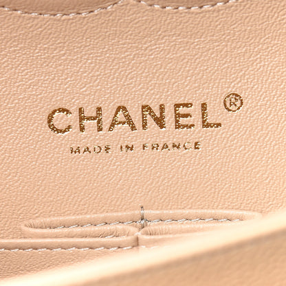Chanel Caviar Quilted Medium Double Flap Beige Clair 8 of 10