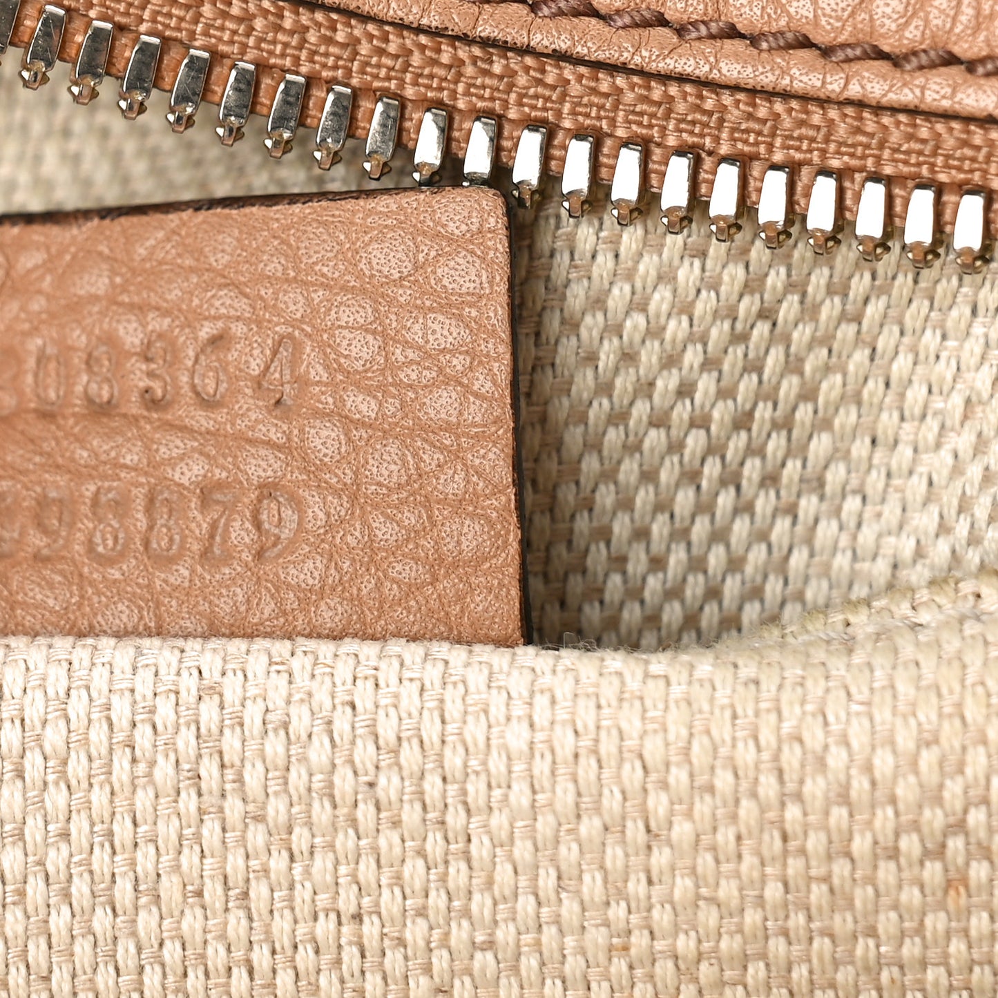 Pebbled Calfskin Small Soho Disco Bag Camelia