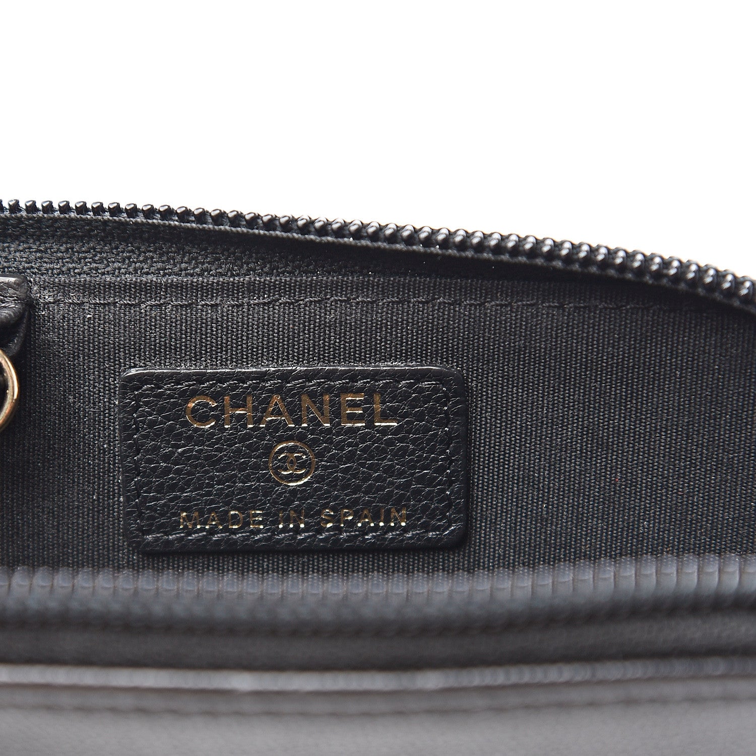 Chanel Calfskin CC Key Holder Case Black 5 of 7