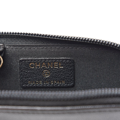Chanel Calfskin CC Key Holder Case Black 5 of 7
