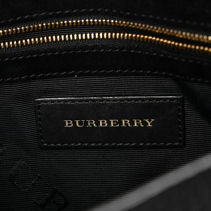 Burberry Signature Grain Medium Mildenhall Crossbody Bag Black 6 of 9