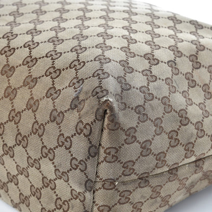 Gucci Monogram Patent Trim Tote Black 12 of 14