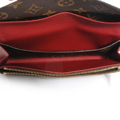 Louis Vuitton Monogram Emilie Wallet Red 5 of 6