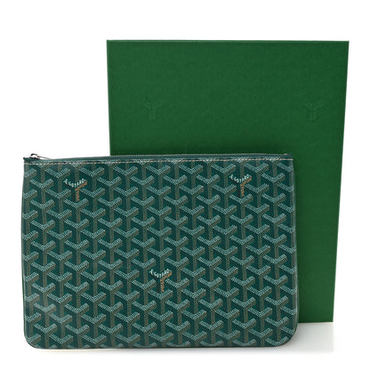 Goyard Goyardine Senat Pochette MM Green 7 of 7
