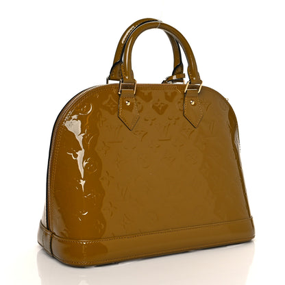 Louis Vuitton Vernis Alma PM Vert Olive 3 of 10