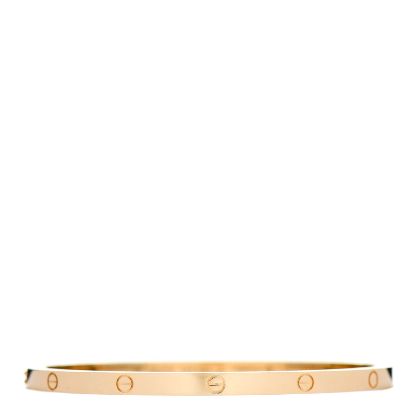 18K Yellow Gold Small LOVE Bracelet 17