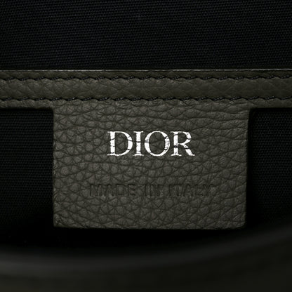 Christian Dior Grained Calfskin Hit The Road Bag Dark Green 6 of 10