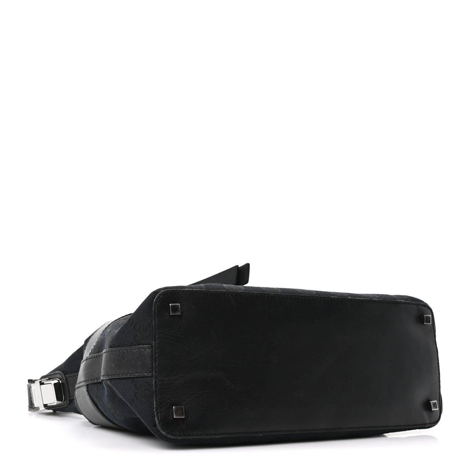 Gucci GG Canvas Monogram Shoulder Bag Black 4 of 10