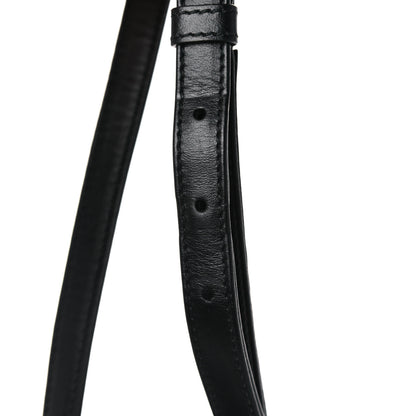 Prada Soft Calfskin Impunture Diagramme Dome Crossbody Bag Black 9 of 9