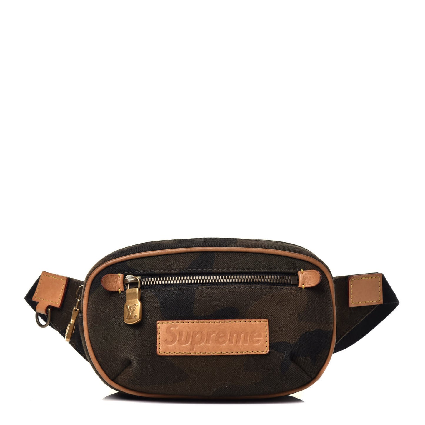 X SUPREME Canvas Camouflage Bumbag