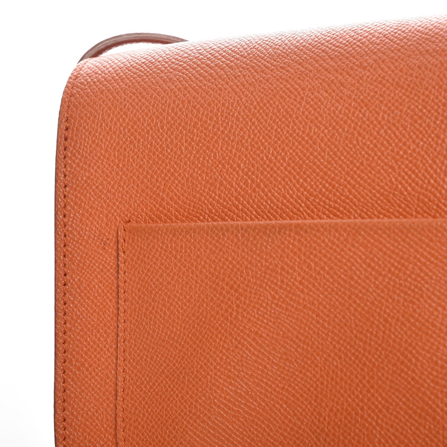 Celine Baby Grained Calfskin Small Trotteur Light Orange 9 of 9