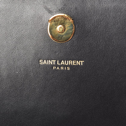 Saint Laurent Calfskin Small Classic Monogram Kate Tassel Satchel Black 6 of 10