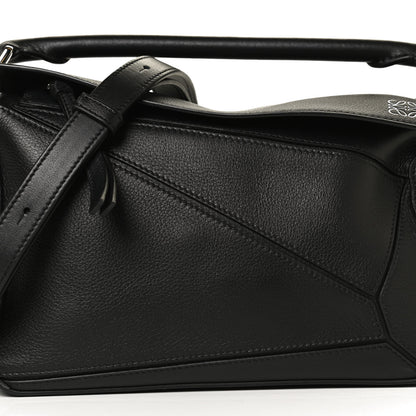 Loewe Calfskin Small Puzzle Bag Black 8 of 12