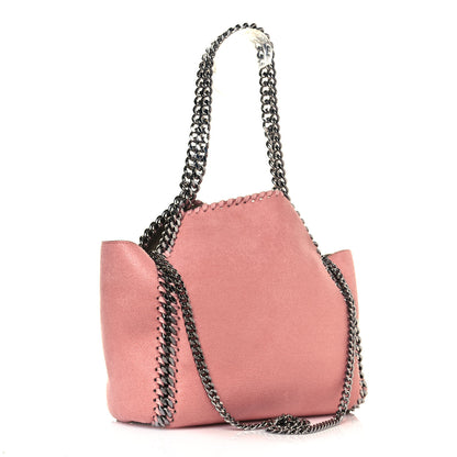 Stella McCartney Shaggy Deer Falabella Reversible Mini Fold Over Tote Pink 3 of 19