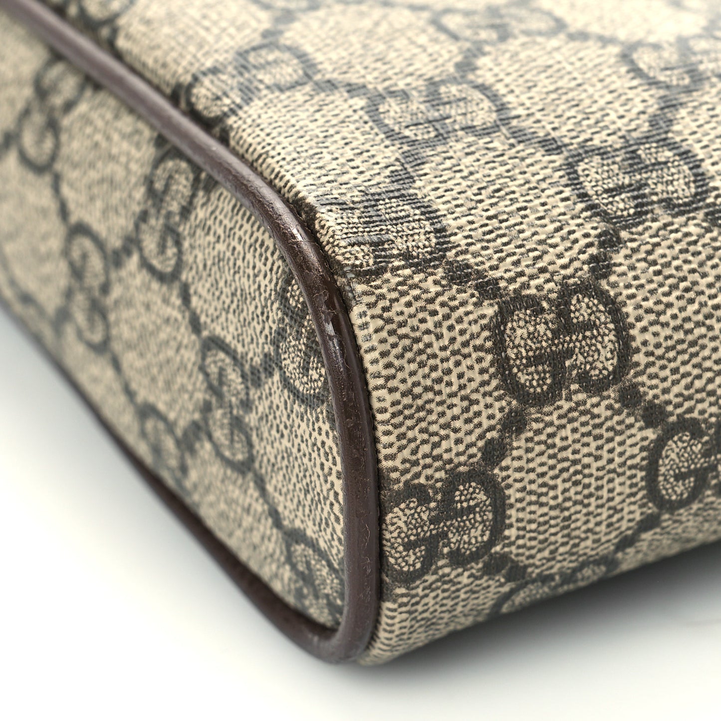 GG Supreme Monogram Web Small Ophidia Messenger Bag Brown