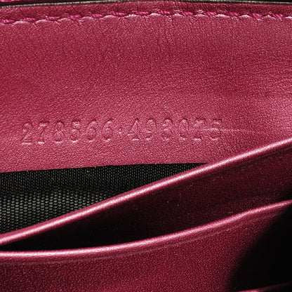 Gucci Metallic Soft Guccissima Heart Zip Around Wallet Fresia Rose 18 of 18
