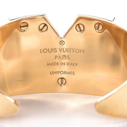 Louis Vuitton Essential V Cuff Gold 4 of 4