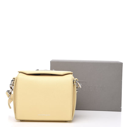 Alexander McQueen Silky Amish Grain Calfskin Box Shoulder Bag 16 Lemon Yellow 8 of 8