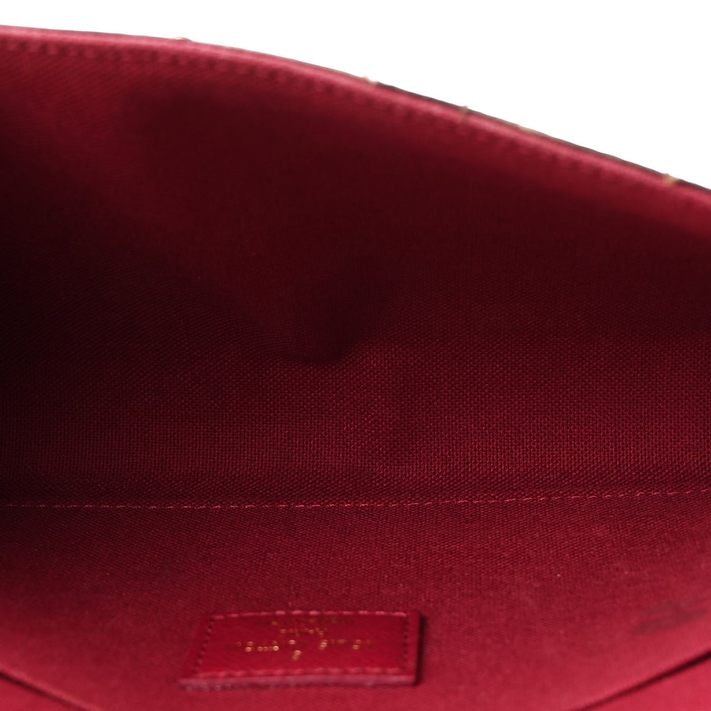 Monogram Pochette Felicie Chain Wallet Fuchsia