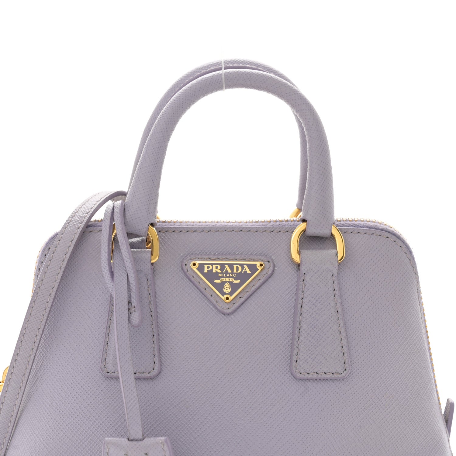 Prada Saffiano Lux Mini Promenade Tote Glicine Glicine 8 of 10