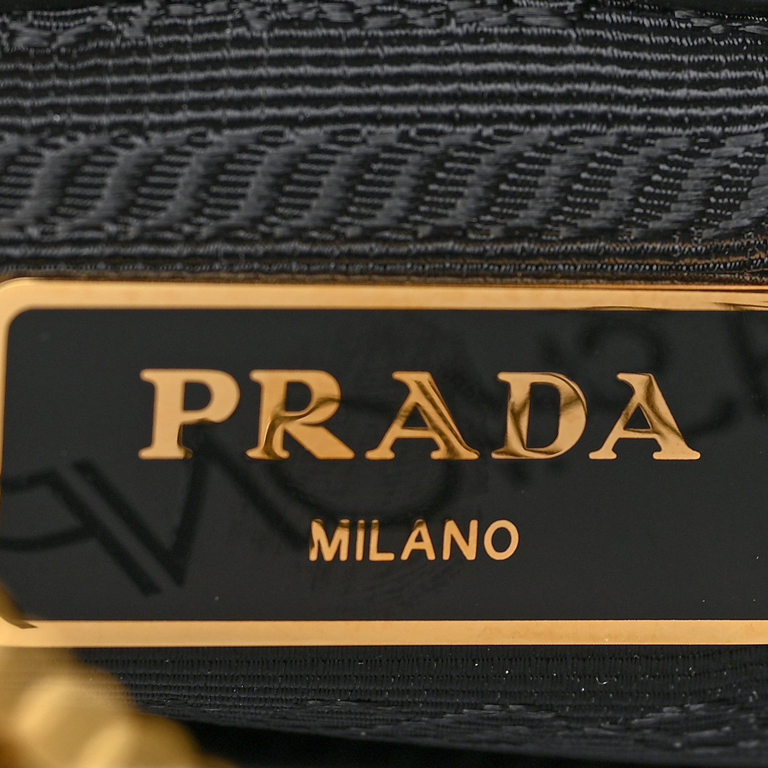 Prada Tessuto Nylon Soft Calf Double Zip Crossbody Bag Black 7 of 7