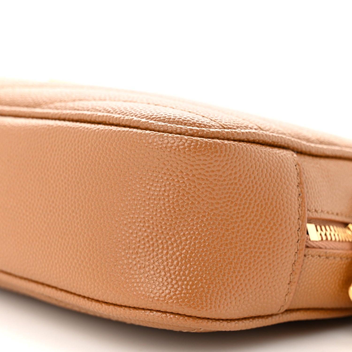 Saint Laurent Grain De Poudre Matelasse Monogram Mini Lou Camera Bag Dark Natural 10 of 10