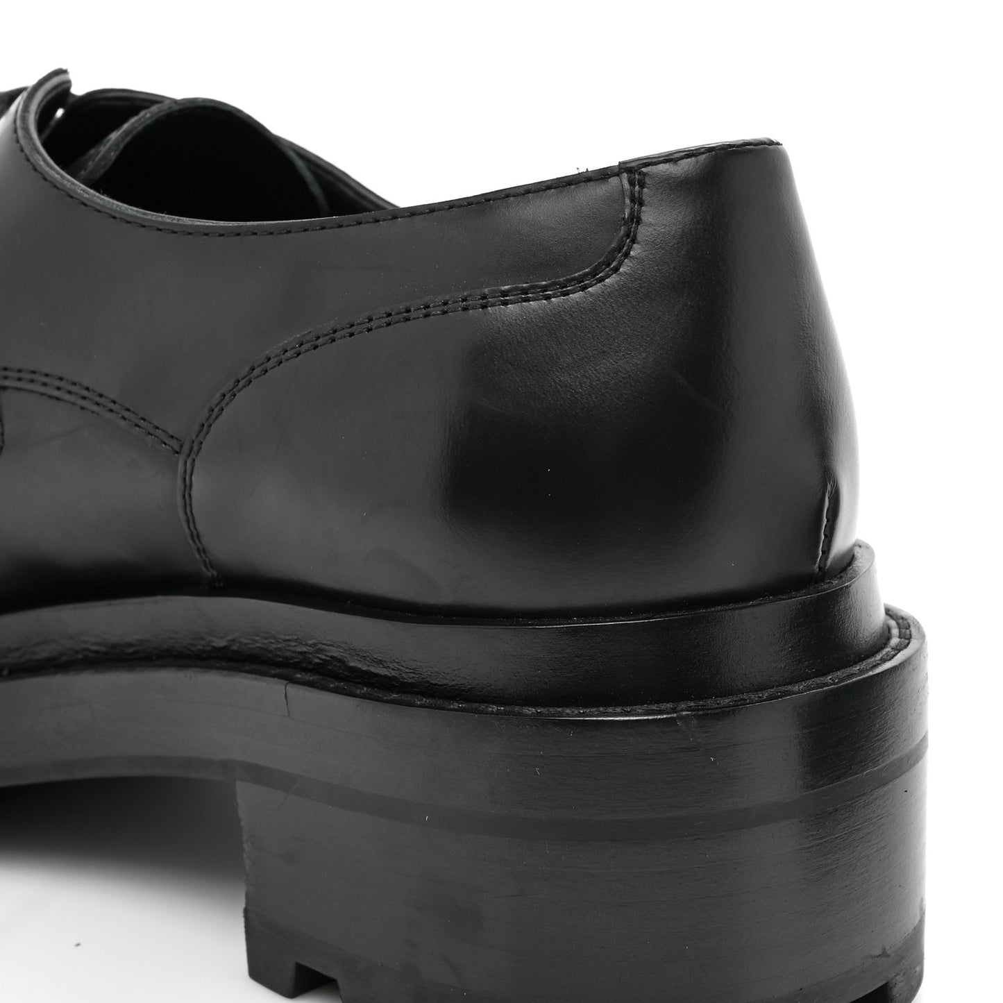 Glossed Calfskin First Oxford 39.5 Black