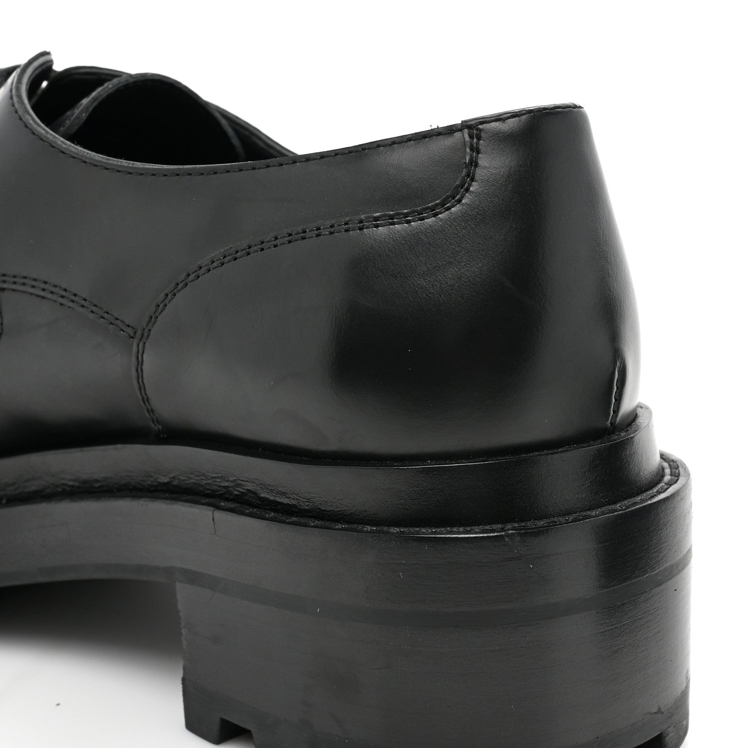Hermes Glossed Calfskin First Oxford 39.5 Black 12 of 13