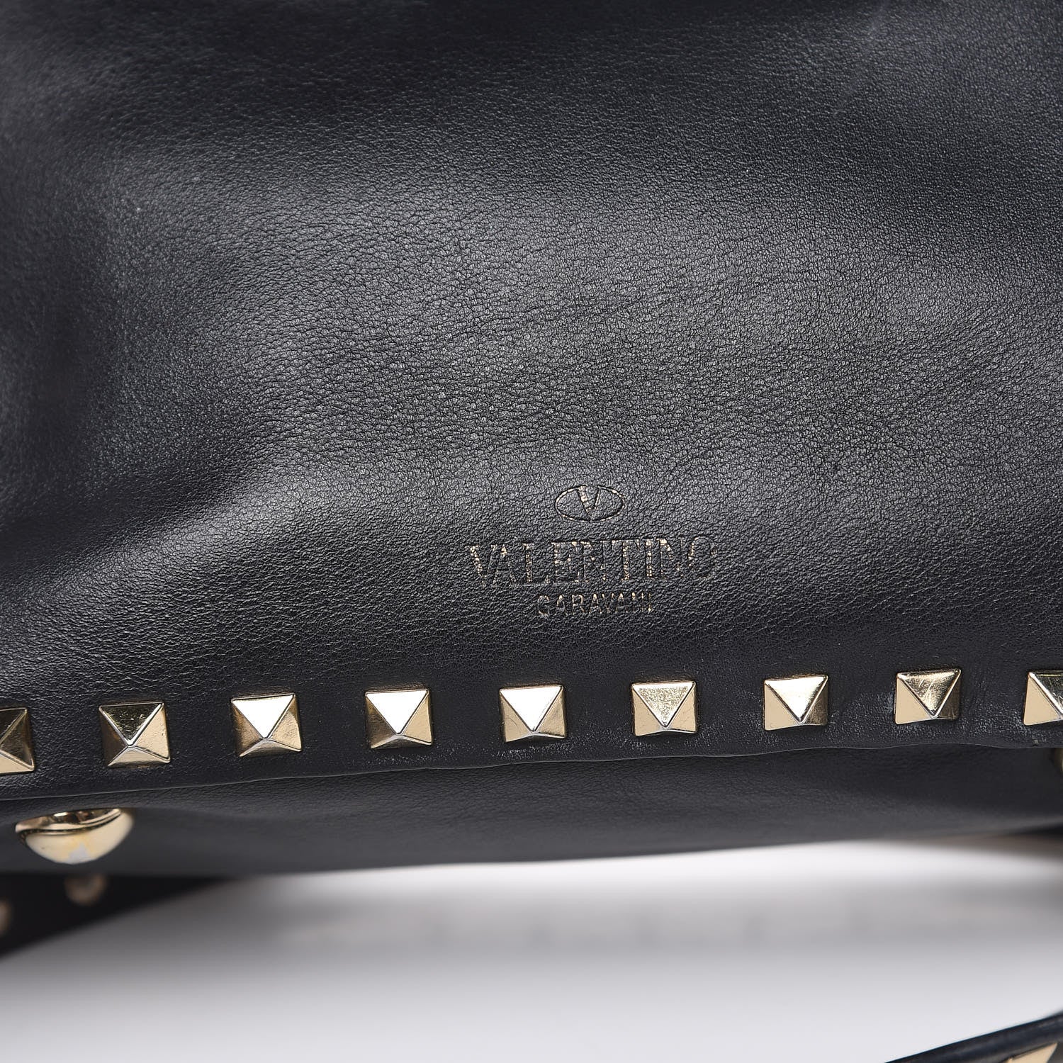 Valentino Garavani Vitello Mini Rockstud Tote Black 13 of 18