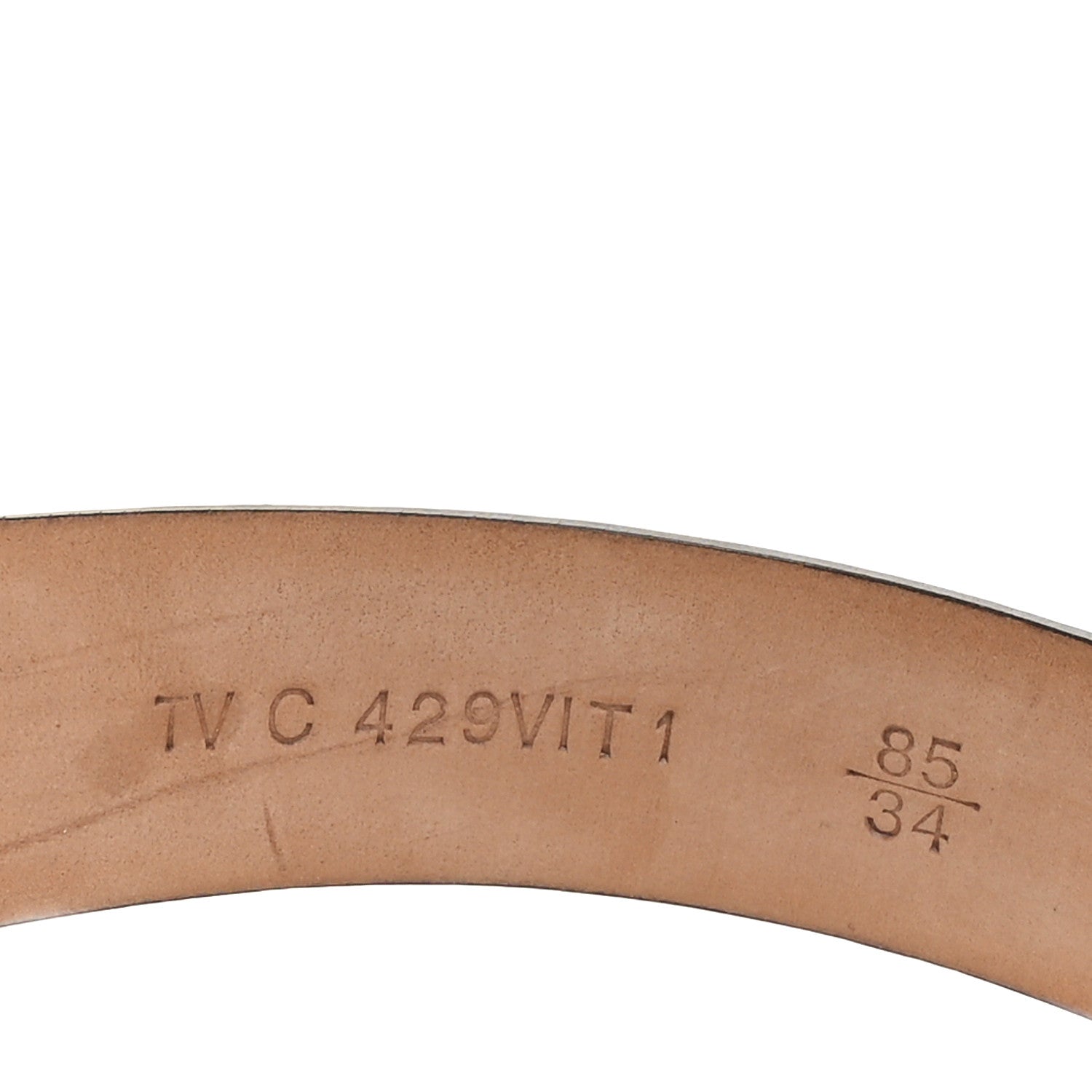 Valentino Garavani Calfskin VLogo Belt 85 34 Poudre 6 of 7