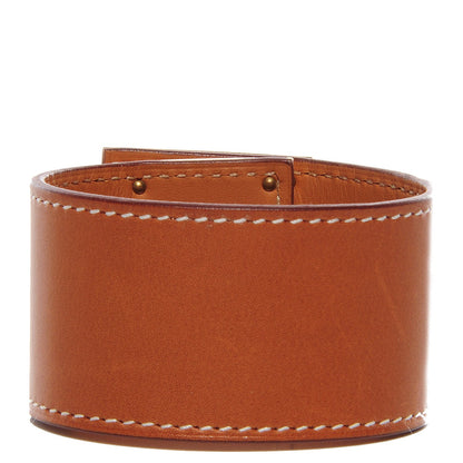 Hermes Natural Barenia Kelly Dog Bracelet 2 of 7