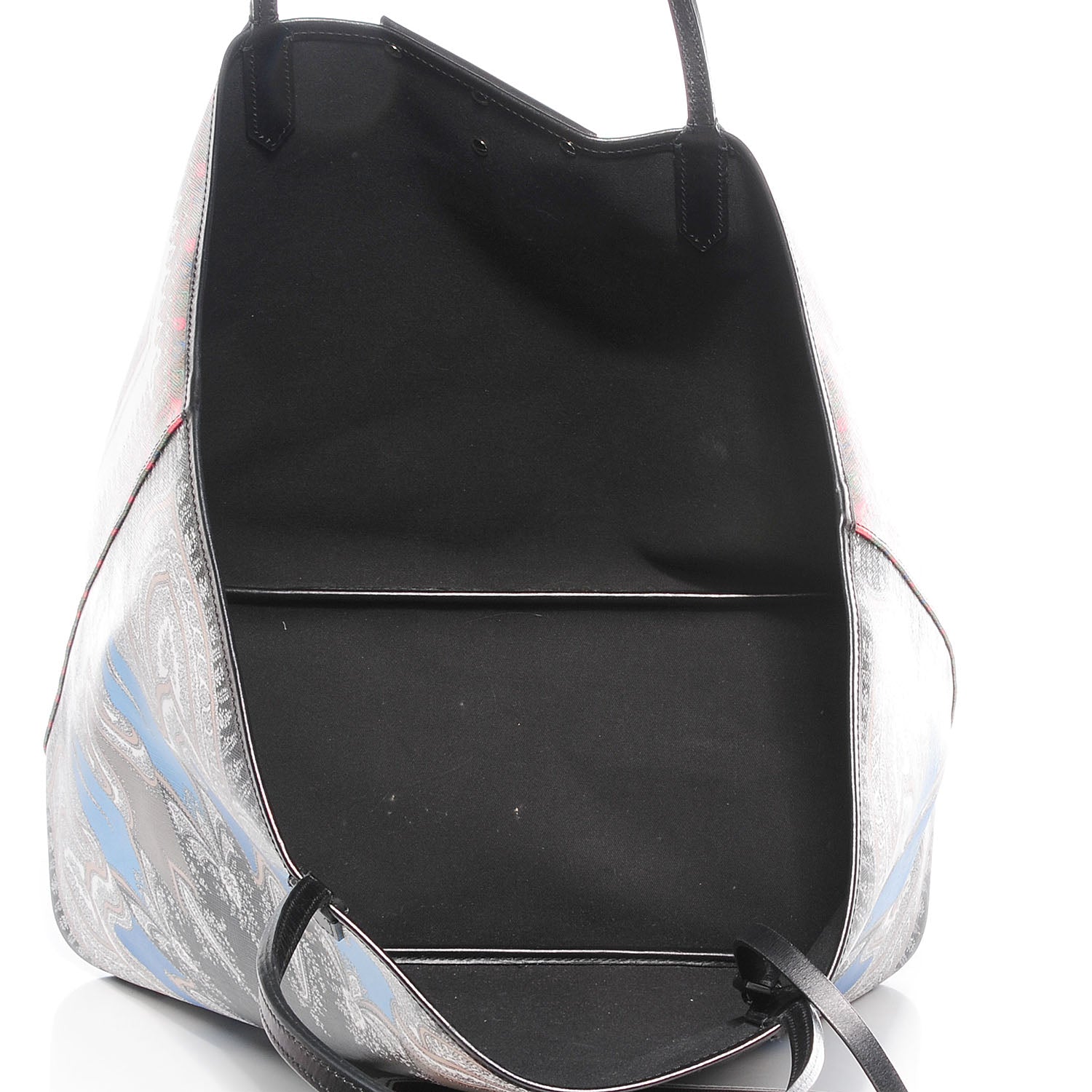 Givenchy Textured Coated Canvas Large Scarf Print Antigona Tote Black 8 of 10