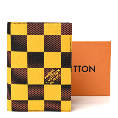 Louis Vuitton Damier Pop Auguste Notebook Cover Yellow 7 of 7