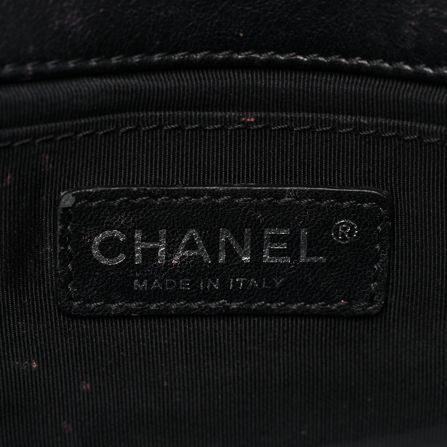 Chanel Calfskin Double Stitch Boy Clutch With Removable Chain Black 6 of 11