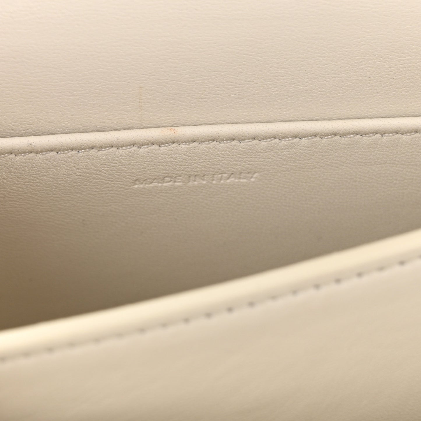 Box Calfskin Teen Classic Box Flap Bag White