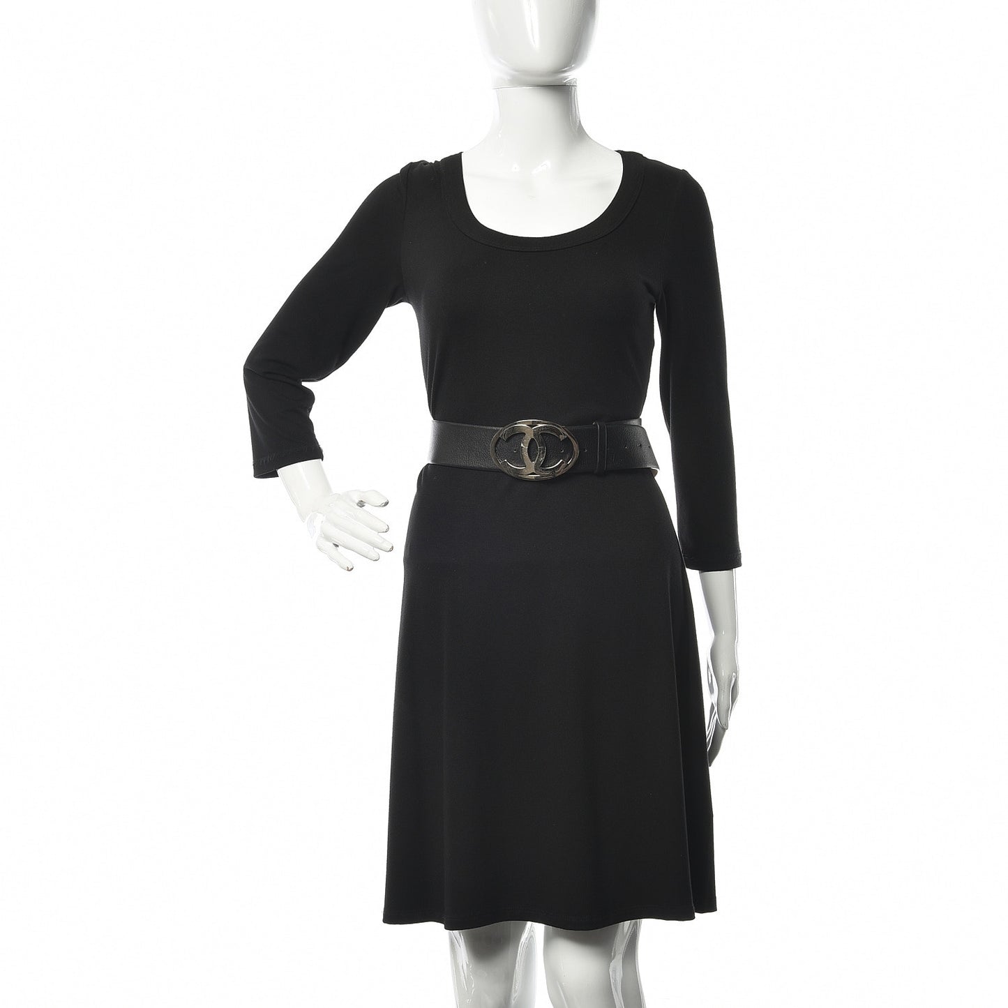 Calfskin CC Belt 95 38 Black