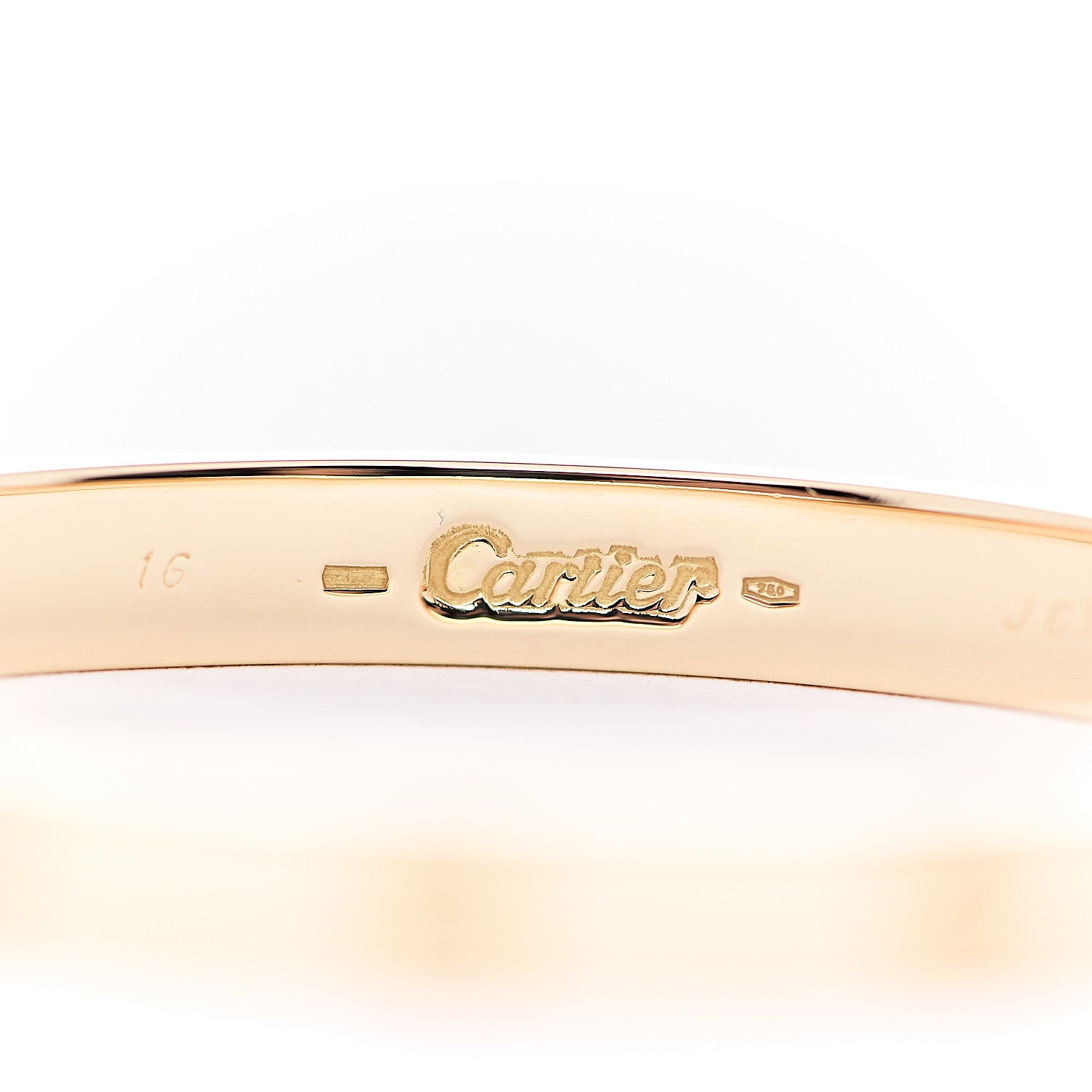 Cartier 18K Yellow Gold LOVE Bracelet 16 4 of 8