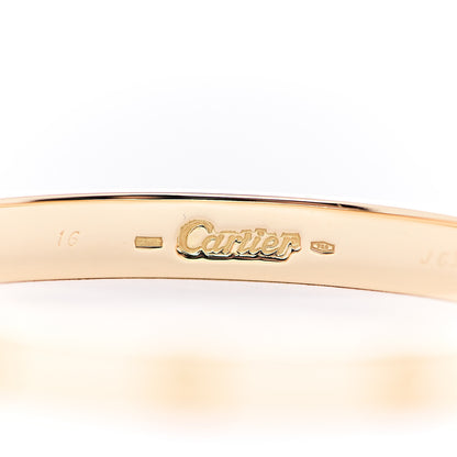 Cartier 18K Yellow Gold LOVE Bracelet 16 4 of 8